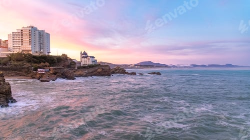 Preview: Biarritz in France, panorama