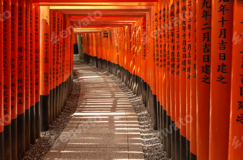 Preview: Japan - May, 10 2013: Landscape of narrow passage