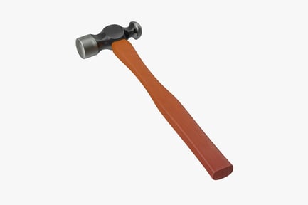 Preview: Steel Ball Peen Hammer with Wooden Handle