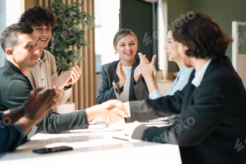 Preview: Professional Marketing Team, Diverse Colleagues and Businesswoman Collaborate Meeting