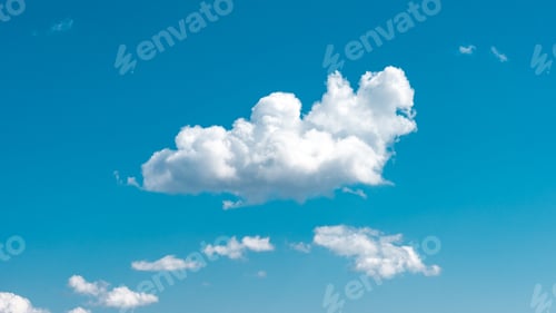 Preview: One cloud in the blue sky