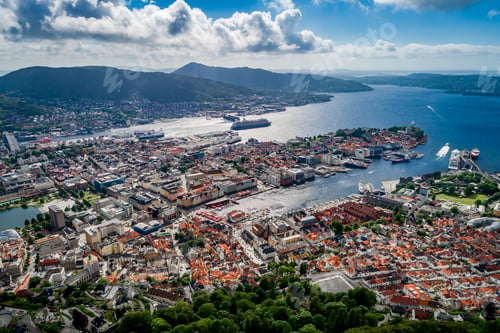 Preview: Bergen is a city and municipality in Hordaland on the west coast