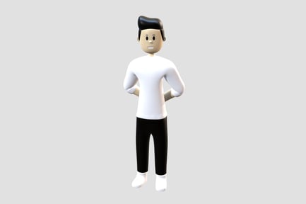Preview: 3D Hands Behind Back