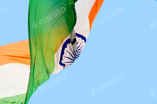 Preview: Wavy Indian Flag, Close-up
