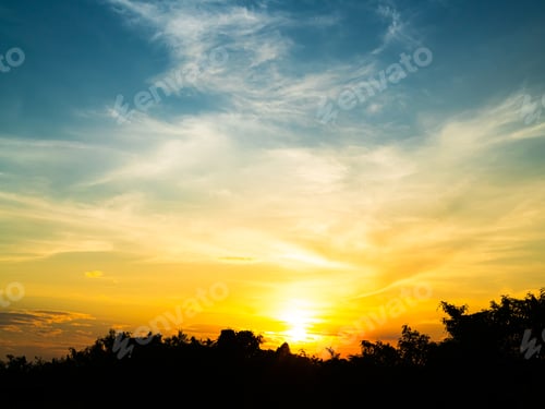 Preview: Sky sunset evening sunrise cloud weather dramatic