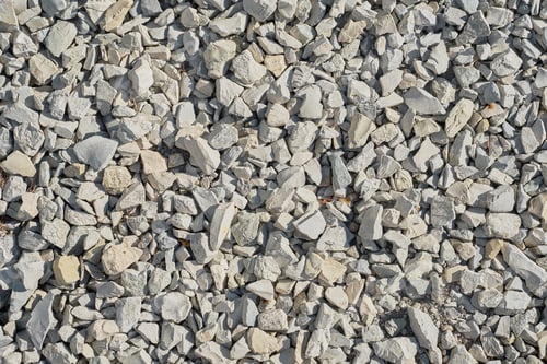 Preview: Rubble background, top view of construction rubble. Background idea from natural crushed stone.