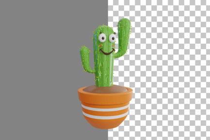 Preview: Cute Plant 3D Icon