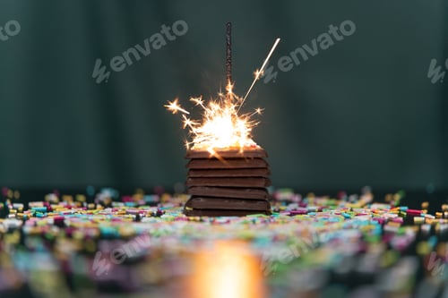 Preview: Chocolate with the sparkler