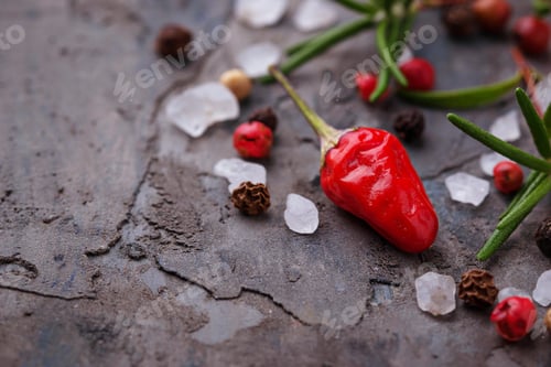 Preview: Red hot chilli peppers, rosemary and salt