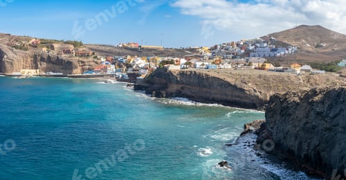 Preview: Sardina del Norte cliffs and village, Grand Canary island, Spain