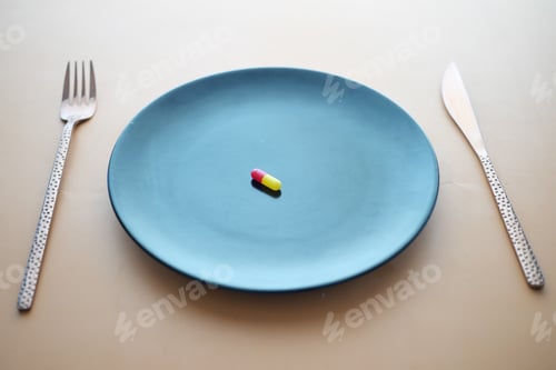 Preview: top view of single capsules on plate