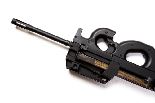 Preview: gun on a white background