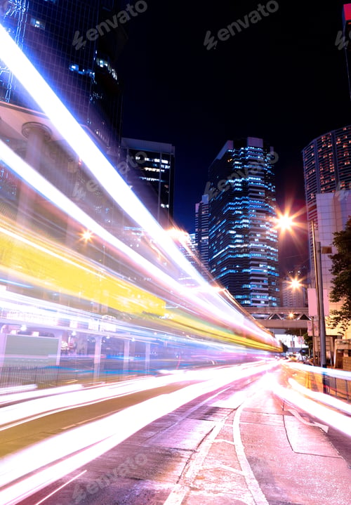 Preview: modern city at night