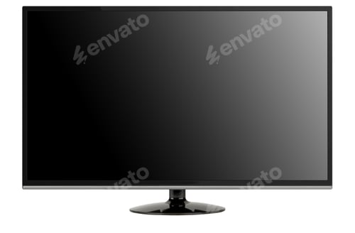 Preview: Computer monitor isolated