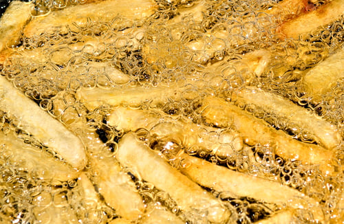 Preview: Chips stick fried close up