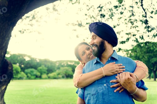Preview: Indian Couple Love Care Concept
