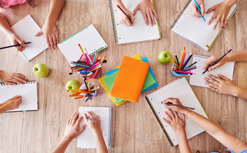 Preview: Busy students over one table