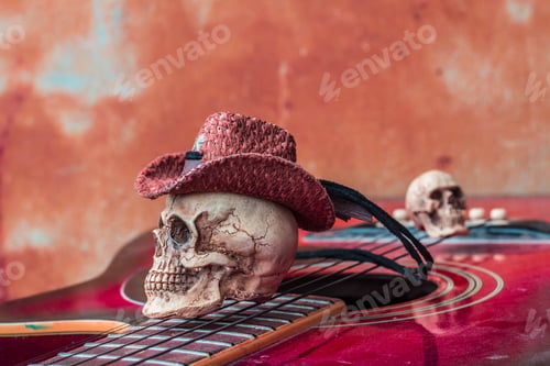 Preview: The skull cap at the top classical guitar