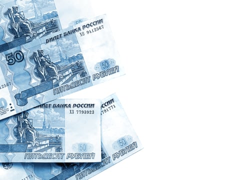 Preview: Russian rubles banknotes