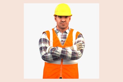 Preview: Rigged Construction Worker V2