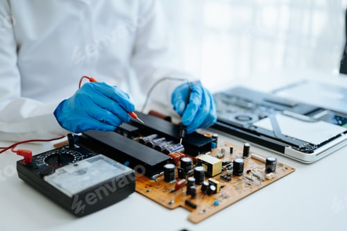 Preview: Electronics technician, electronic engineering electronic repair,electronics measuring and testing,