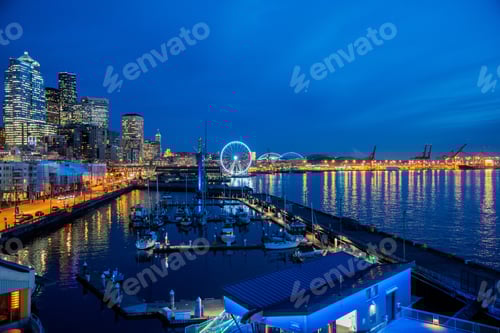 Preview: Waterfront at dusk