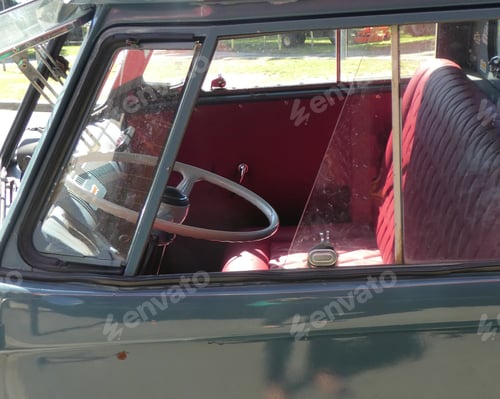 Preview: vintage Volkswagen kombi single cab utility pickup transporter