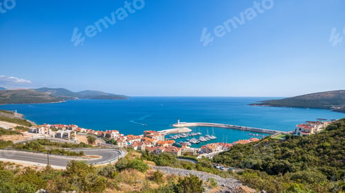 Preview: Landscape travel view of Adriatic coast in Montenegro or Croatia