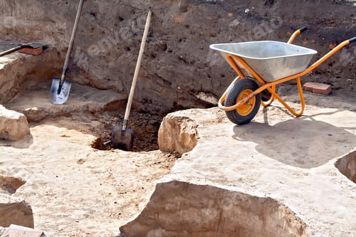 Preview: Tools at the site Archaeological excavations