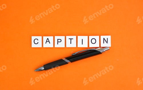 Preview: alphabet letters with caption words.