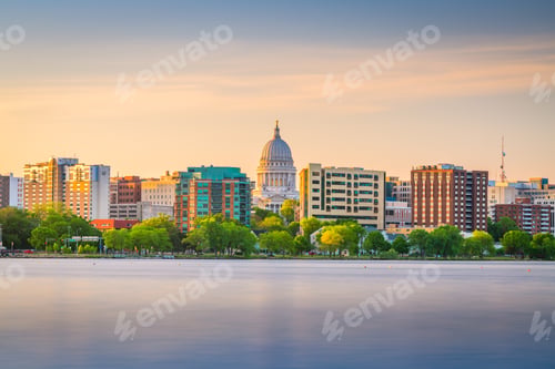 Preview: Madison, Wisconsin, USA downtown skyline