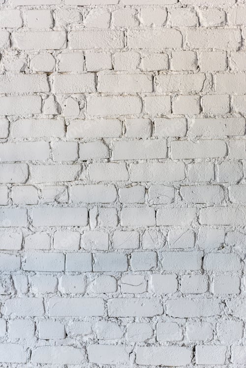 Preview: close up view of white empty brick wall background