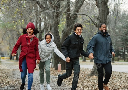 Preview: Family african american having fun