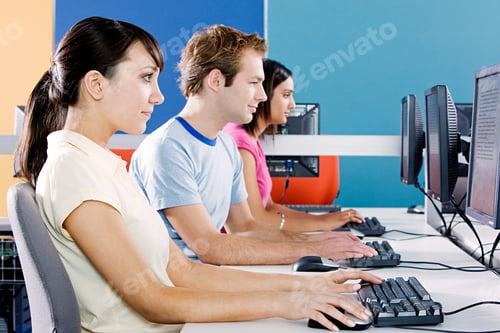 Preview: Students in computer room