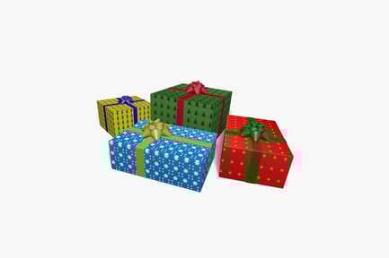 Preview: Gift boxes with ribbons and bows