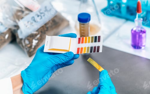 Preview: Laboratory Soil Analysis. Measuring PH Of The Soil Sample With L