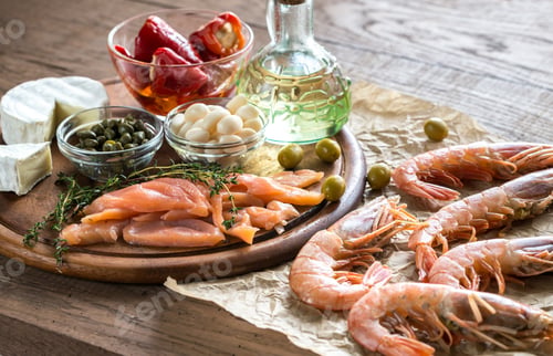 Elegant Display of Appetizers Ready to Eat
