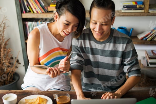 Preview: LGBT Lesbian Couple Moments Happiness Concept