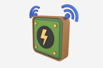 Preview: Smart Energy Dashboard 3D Illustration