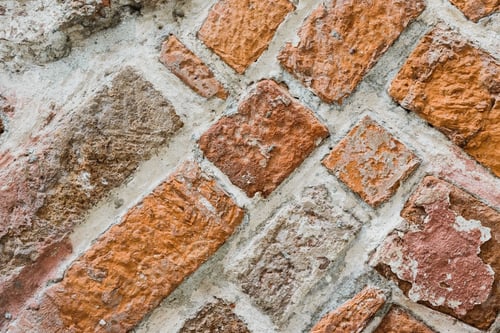 Preview: Brick Wall Background. Use As Design Element Of Residential And Office Interiors, Rough, Cracked