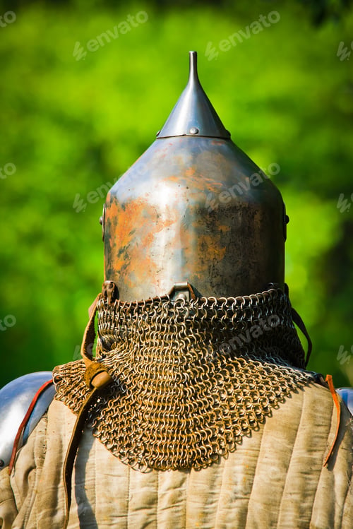 Preview: man in knight's helmet