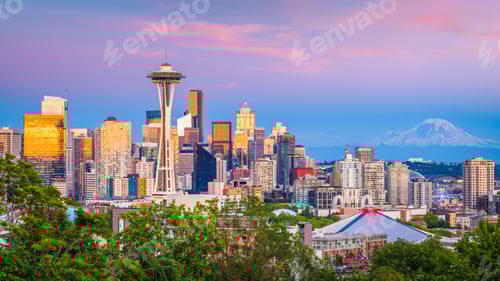 Preview: Seattle, Washington, USA Skyline