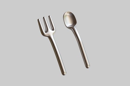 Vista previa: Juego moderno de cucharas y tenedores para cubiertos