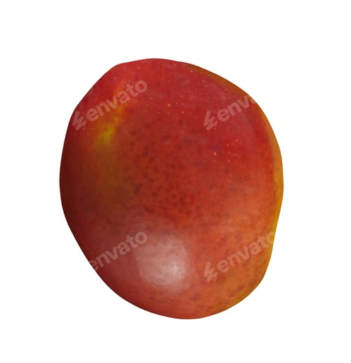Preview: Mango isolated on white background