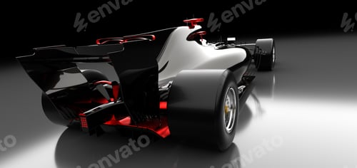 Preview: Fast F1 car. Formula one racing sportscar.