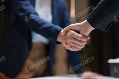 Preview: Business hands shaking during successful deal agreement