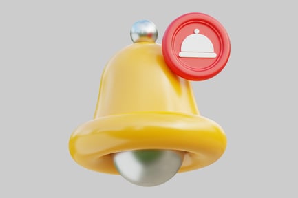 Preview: Bell with buttons and clapper