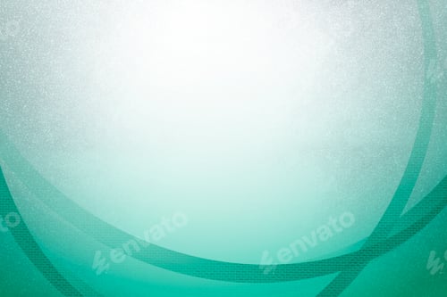 Preview: Teal green curve frame template