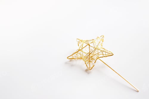 Preview: Magic wand casting stick with star