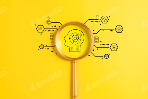 Preview: education icon and graduate cap concept. person graduation icon. High quality photo